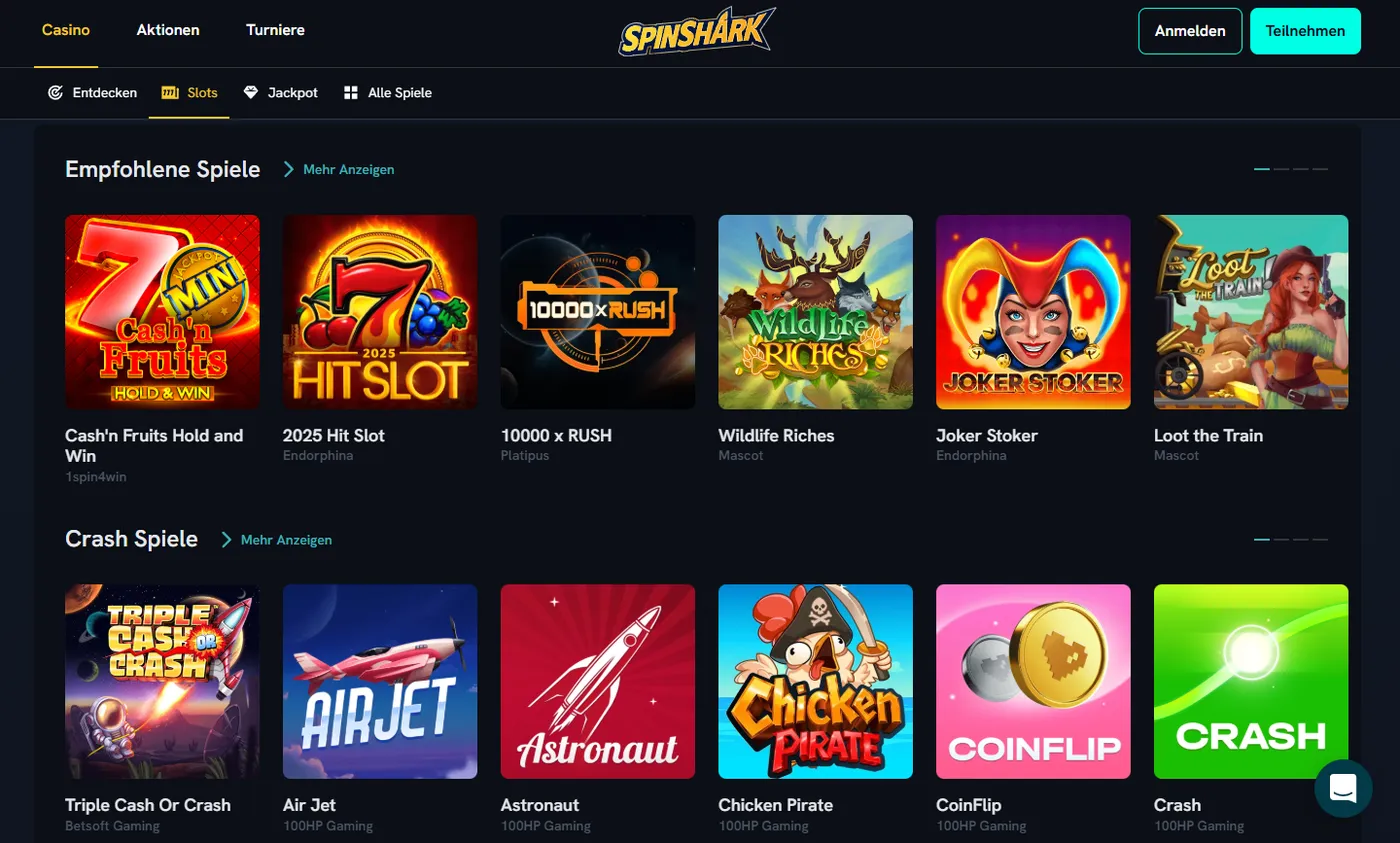 In welche Spiele kann man mit einer Mindesteinzahlung von 10 Euro spielen